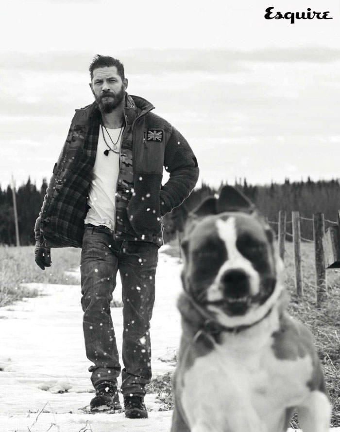 itsrainingourmen:  Tom Hardy for Esquire