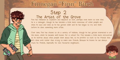 possi:I finally finished Finn’s step two bio after so long aaaa-Our Life: Now and Forever is by @gb-