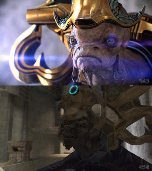 byzantine-love-machine:  Halo 2 Anniversary Comparison Screenshots - This nearly brings a tear to my eye.  Seriously though, I’m really glad that they made the Sangheili look like they’re supposed to.  In the original games they look like friendly