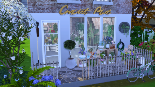 The Sims 4: FLORIST SHOPName: Florist Shop§ 19.653Download in the Sims 4 Gallery orfind the download
