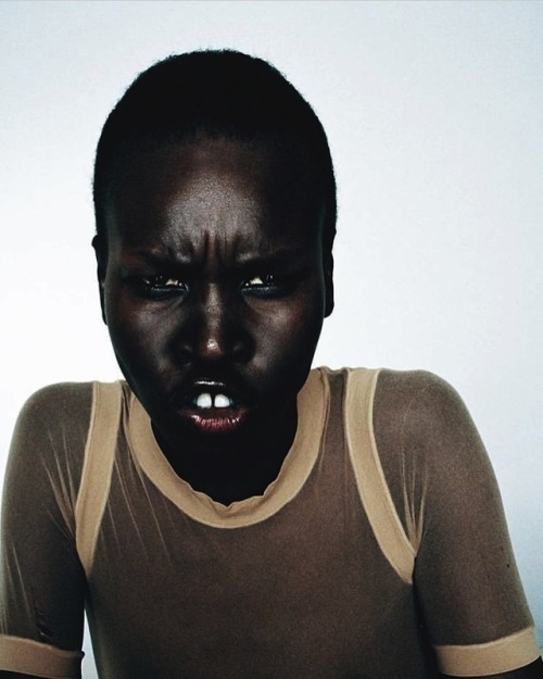 pocmodels:Alek Wek by Hugo Comte for Vogue Portugal - April 2019