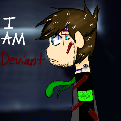 He is a Deviant. I worked about around a hour on it. It didnt go as well as I wanted it to do I&rsqu