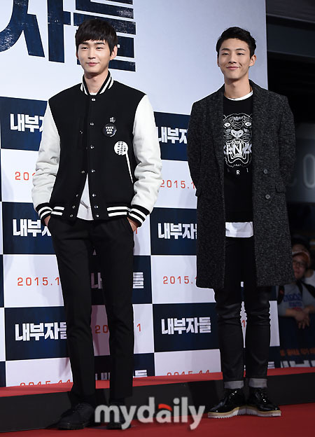 151116 Ji Soo &amp; Lee Won Geun - &lsquo;Inside Men&rsquo; Movie VIP Premiere &nbs