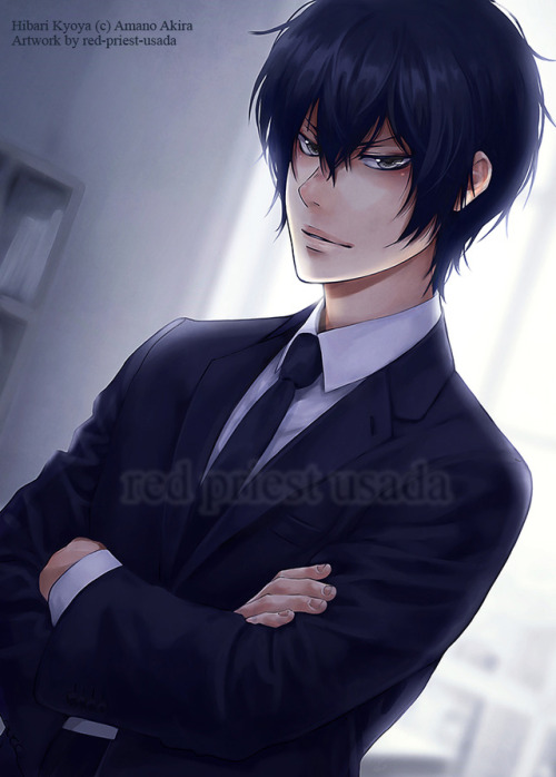 Finished my sexy Mafia boy Hibari <3. Media used: PaintTool SAI, Photoshop for edition, “How to d