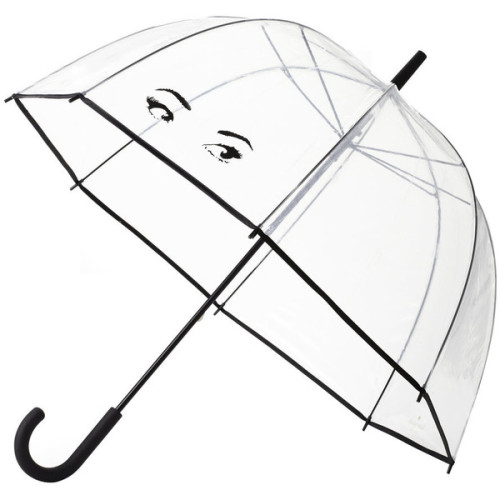 kate spade new york Clear Umbrella - Eyes ❤ liked on Polyvore (see more print umbrellas)