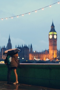 teenageers:   Love in the rain, London 