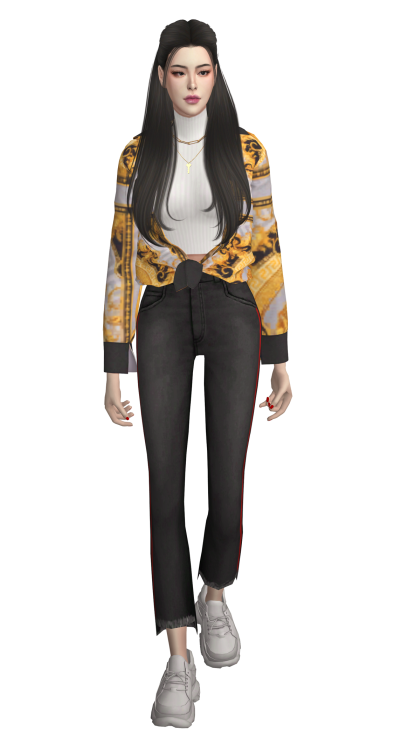 LOOKBOOK_2#1 Hair / Necklace / Top1 / Top2 / Bottom / Shoes@darkosims3 @magnolia-c @serenity-cc @hel