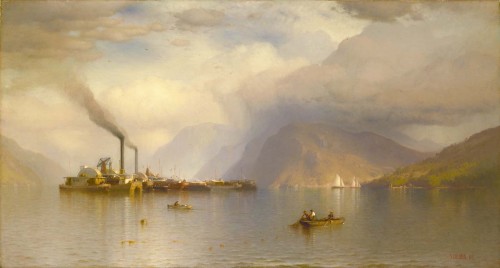 Storm King on the Hudson, Samuel Colman, 1866
