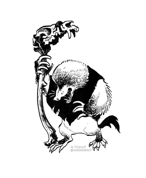 shrew-mole-creatures from late 2021, fiddling with ink. Used Deleter 3 Ink (so, so wonderful ),