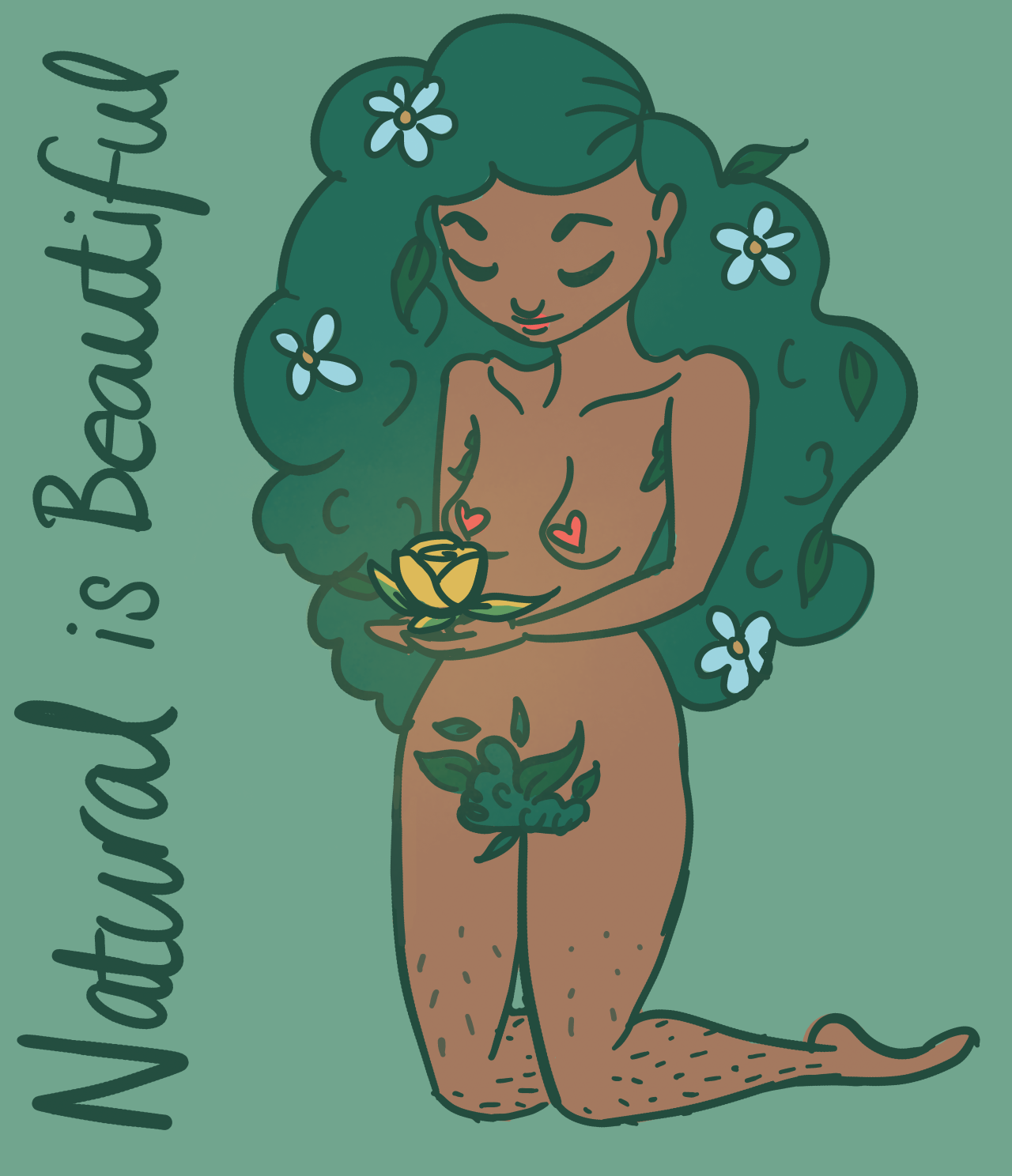coconatalie:  I was feeling kind of down about my body earlier (because I haven’t