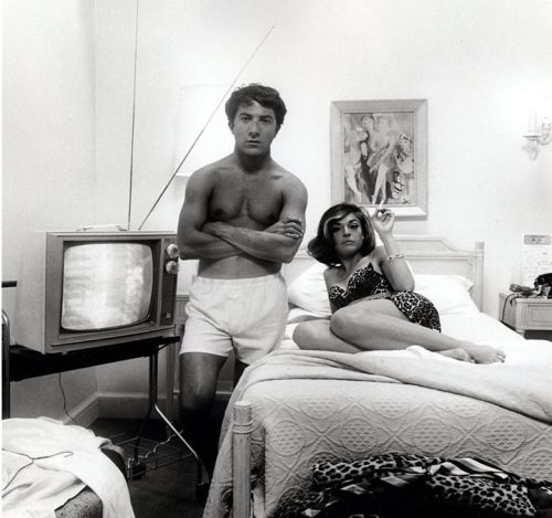 theswinginsixties: Dustin Hoffman and Anne Bancroft in ‘The Graduate’, 1967