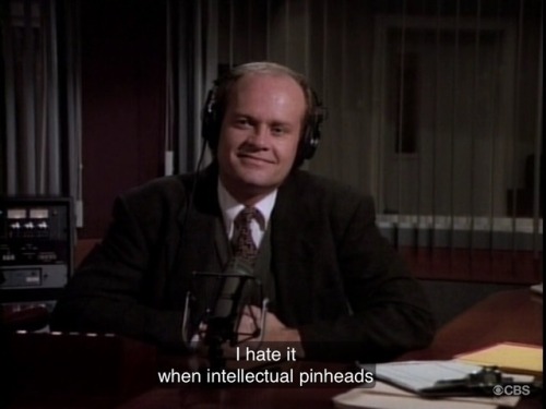 Frasier you absolute shithead.