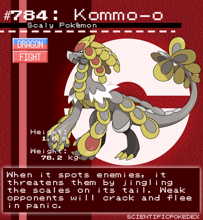 Kommo-o Pokédex: stats, moves, evolution & locations