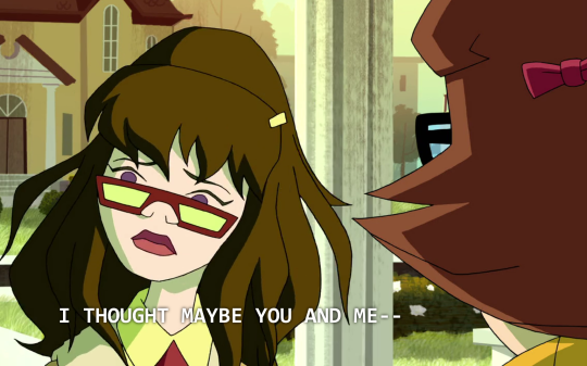 itswalky:  atomic-darth:  itswalky:   philanthropy-lite:  itswalky:  xaldien:  snufkind:   everybody loves to talk about velma and daphne but y’all seem to forget that velma and hot dog water from mystery incorporated were obviously gay   Marcy literally