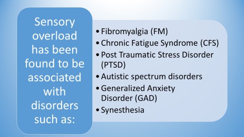 cutebmo:  lilbijou:  : Sensory Overload and how to cope. (click on images to zoom)  OH MY GOD IM SO SURPRISED FIBRO IS LISTED ON HERE…WHEN PPL TALK ABOUT SENSORY OVERLOAD THEY USUALLY FOCUS ON MENTAL DISORDERS (WHICH IS FINE AND UNDERSTANDABLE) BUT
