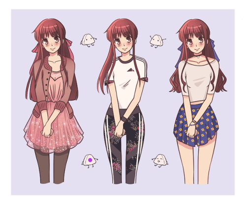 jemmacdraws: Rice Ball Fashion! [ instagram redbubble ]okay so the plan was to draw her in some cute