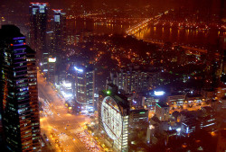 southkorealover:  Seoul night  by floridapfe on Flickr. 