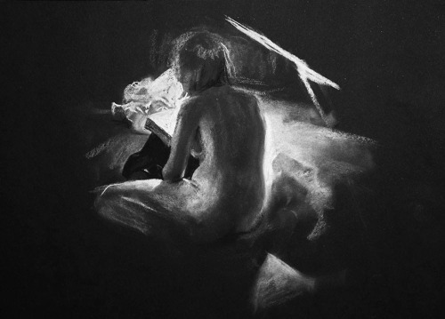 Some tonal life drawing from last night at A4 Sounds (thanks Eimhin for the photos)