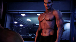 geraalt:  things i need more of: ↳ kaidan alenko shirtless 