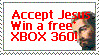 accept jesus to win a free xbox