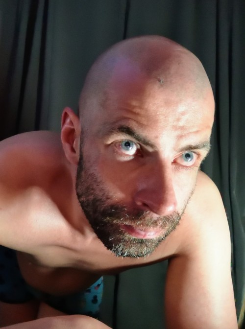 Monday's Shaved Head & Some Underwear Pics Taken 07 Feb 2022