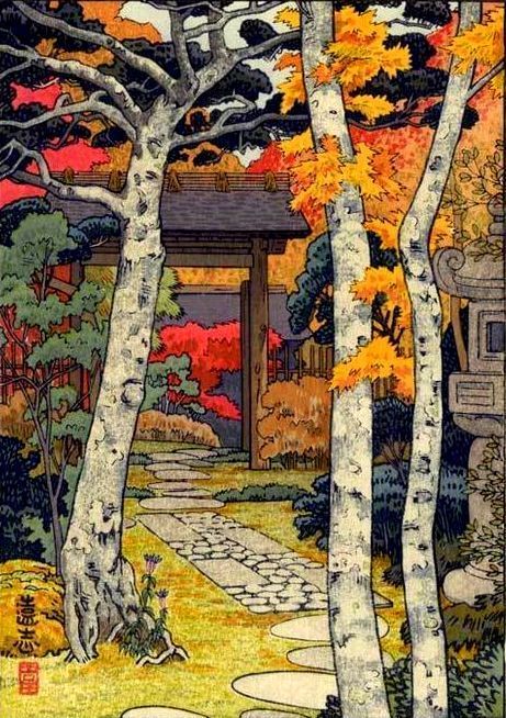 Autumn in HakoneToshi Yoshida, 1954