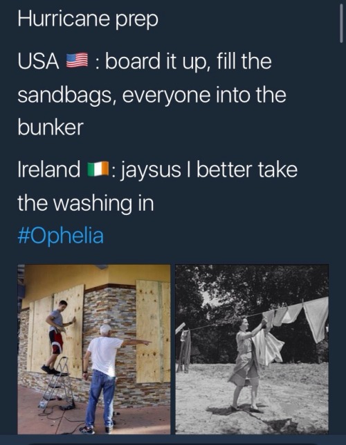 astrollusion:The best of Irish Twitter in anticipation of this bitch Ophelia, also bonus: my univers