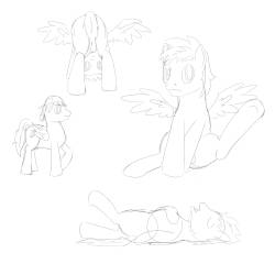 Can You Guess Which Pony Artist&Amp;Rsquo;S Style I Tried To Emulate? Couple Of Sketches,