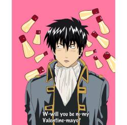 fangirl-elixir:HAPPY VALENTINES DAY~~Gintama Valentines cardsHijikata and Gintoki will be the death of me, I swear.(Only two more months for new season!!)(Please don’t repost)