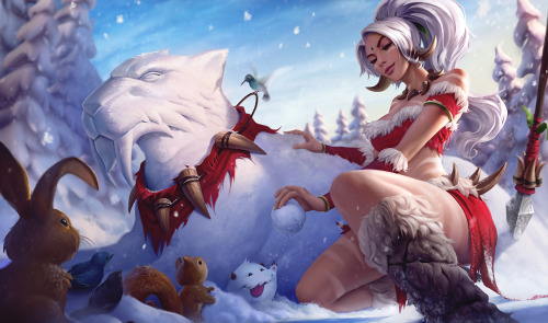 league-of-legends-sexy-girls:  Updated Nidalee porn pictures