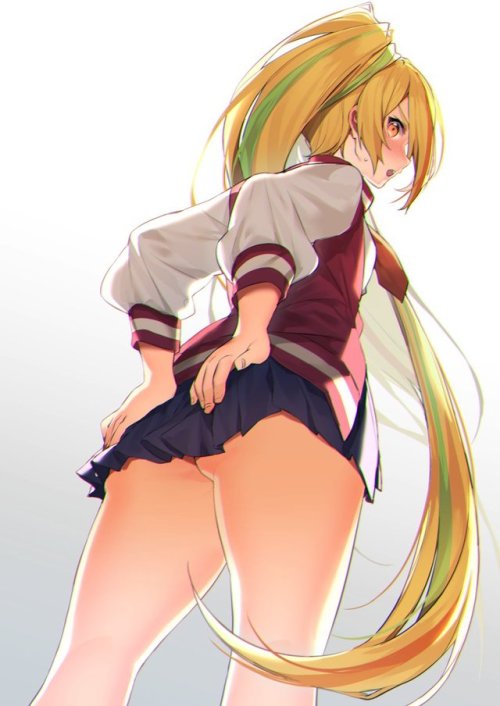 futureisfailed:  (イトハナ＠3日目東H36bさんのツイート: “ゾンビランドサガ サキちゃんのつっぱりヤンキースカートを超ミニスカにした… ”から) 