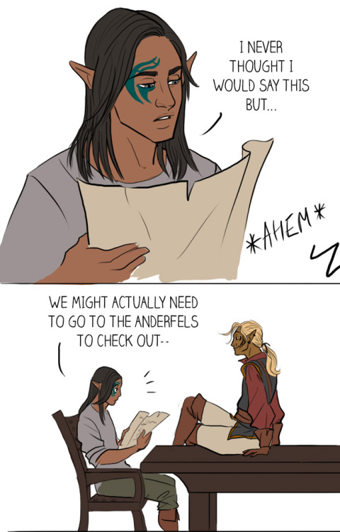 angie-s-g:So I spent too much time thinking about what the warden would say if he saw Zevran in the 