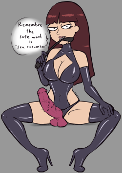 sasoriharem:Damn, I really like her. Stacy from the latest episode, who seems to be involved in BDSM.Here’s her as a dom, next I’ll post her as a sub