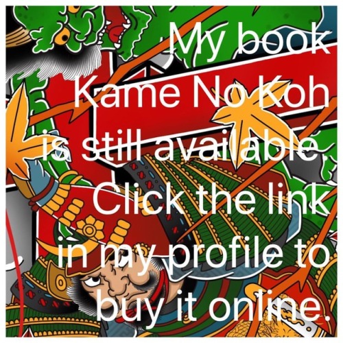 I’m working on new designs for a second instalment of my book Kame No Koh.The first edition is sti