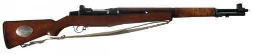 M1 Garand Trophy rifle that was presented by Springfield Armory to the 1957 top National Match high 