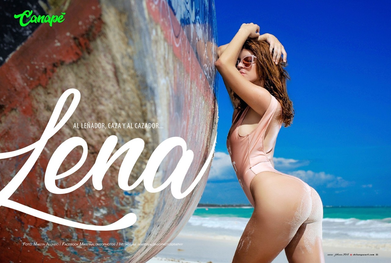 Veronica Flores - Chilanga Surf 2018 Ene-FebVeronica Flores semi desnuda en la revista