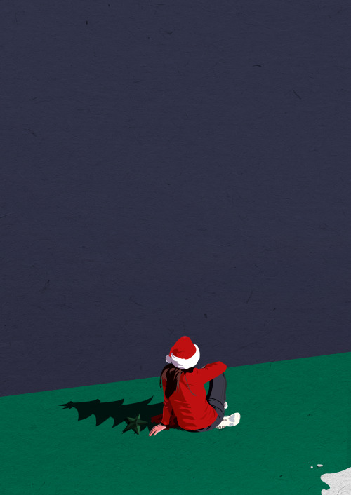 Blue Christmas (Lonely Santa)insta : @haxneul