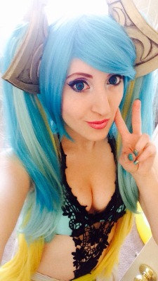 Vamplettecosplay:  My Pool Party Sona Cosplay From Today! More Pictures Soon To Come