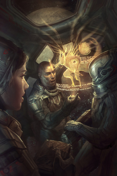 Various covers and interior illustrations done for WildFire’s The Void (formerly Chthonian Stars) be