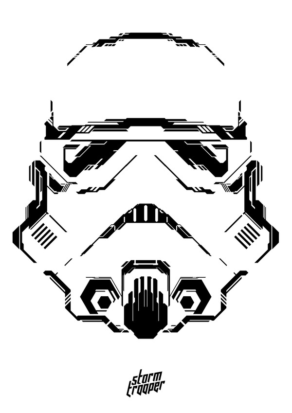 imthegdbatman:  Star Wars Geometric   -   Ashraf Omar  