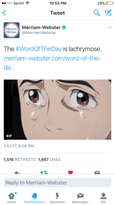 victuuri: fuyuko-chan:  I’m f*cking deceased, the official Merriam-Webster Dictionary tweeted using a Yuri on Ice Gif  Source: https://twitter.com/MerriamWebster/status/819757141561065472  IM CRYING LOOK AT THIS 