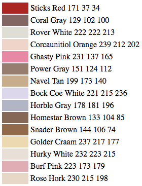 Sex New paint colors invented by neural network pictures