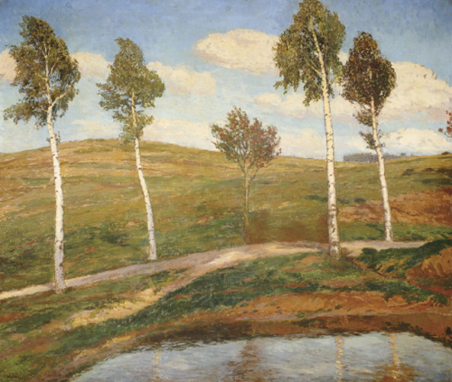 Road (Landscape from Kameničky)  Antonín Slavíček, 1903 to 1904oil on canvas 116 x 136 cm