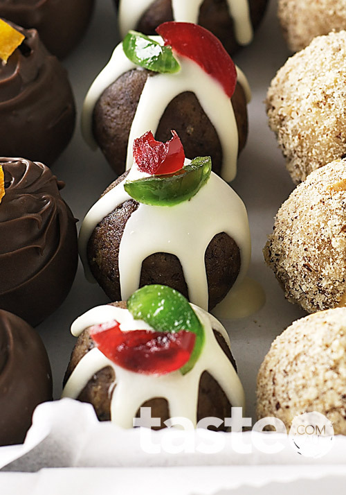 taste.com.au | Christmas pudding truffles Give your family and...