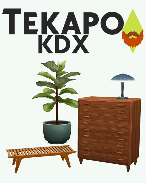 Tekapo KDXI needed a break from Blockhouse Kitchen and so created a small set of Mid Century Inspire