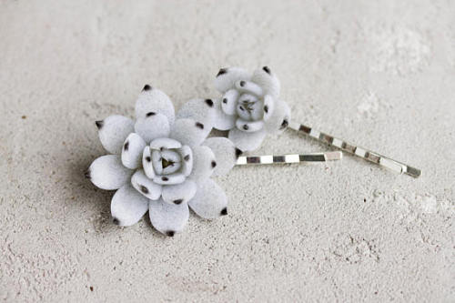 Succulent Hair Pins //EtenIren