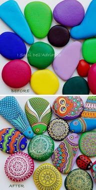 How To Paint Stones http://ift.tt/1fu4ABR