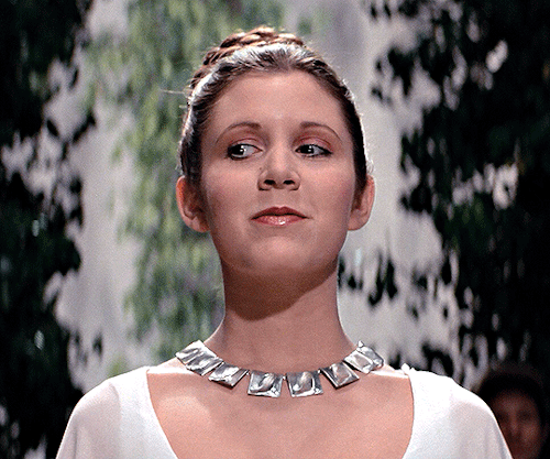 groguz:Carrie Fisher as Princess Leia in Star Wars: A New Hope (1977)