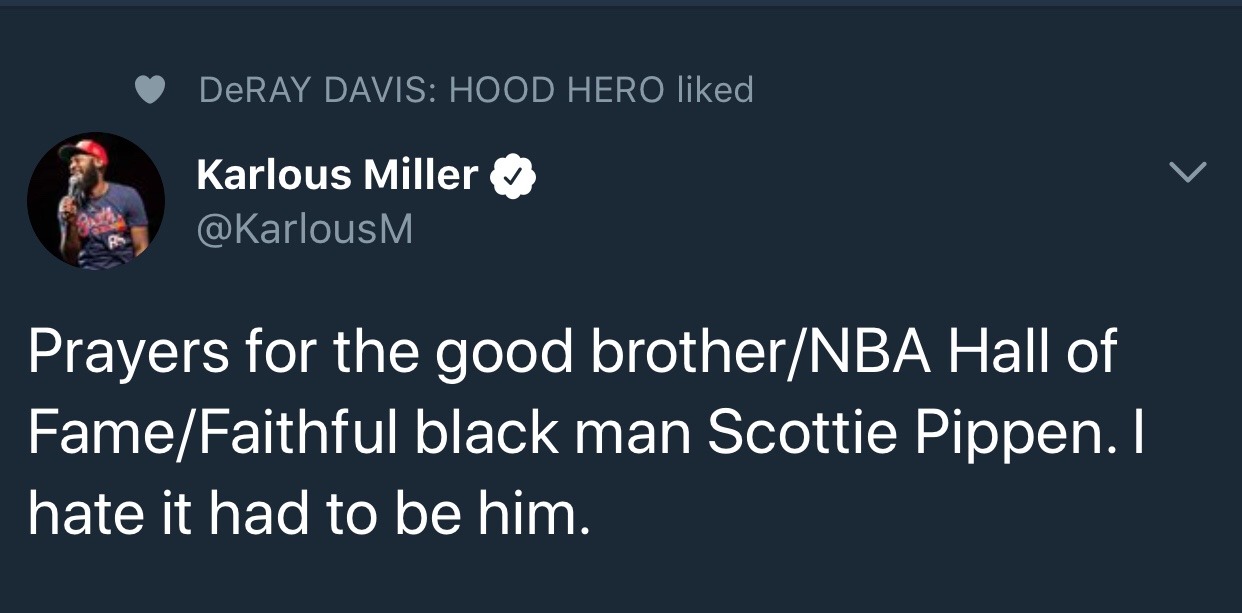 tarynel:  thabootyscholar:  Damn Scottie  This nigga don’t love himself. Somebody
