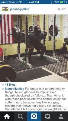 theycallmemiketaylor:  Jacobi puttin in work in the FSU Muscle Lab.